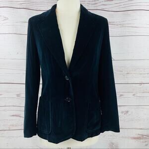 Personal vintage black velvet blazer size 12